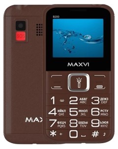 Телефон B200 Brown Maxvi