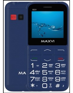 Телефон B231 Blue Maxvi