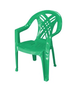 Кресло пластик 84х60х66 см зеленое Стандарт пластик групп