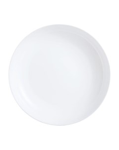 Блюдо стеклокерамика круглое 25 см белое Friends Time P6282 Luminarc