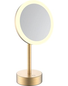 Косметическое зеркало матовое золото Java