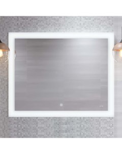 Зеркало LED 030 design 100 с подсветкой сенсор на зеркале Cersanit