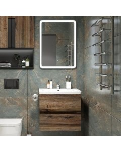 Мебель для ванной Techno подвесная 70 дуб бомонд лофт Art&max