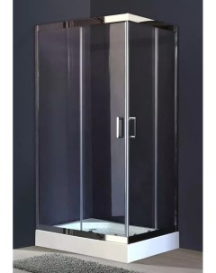 Душевой уголок HPD 120х90 профиль хром стекло прозрачное Royal bath