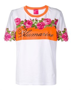 Blumarine рубашка с вышитыми розами Blumarine