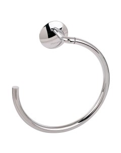Полотенцедержатель кольцо Lirio д 31см сплав цинка хром Moroshka
