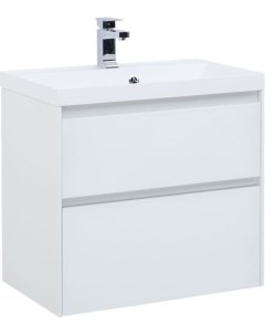 Мебель для ванной Гласс 60 см белый Aquanet