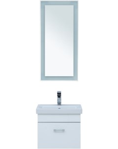 Мебель для ванной Верона 50 см Moduo Slim белый Aquanet