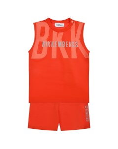 Комплект футболка и шорты оранжевый Bikkembergs