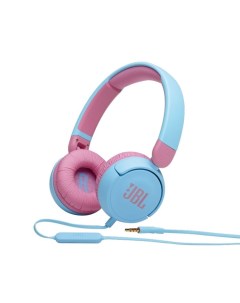 Наушники Jr310 накладные с микрофоном детские 1 0м цвет голубой розовый Jbl