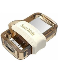 Накопитель USB 3 0 64GB Ultra Dual SDDD3 064G G46GW золотистый Sandisk