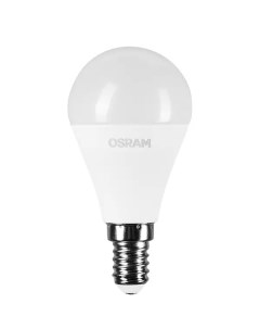 Лампа светодиодная шар 9Вт 806Лм E14 нейтральный белый свет Osram