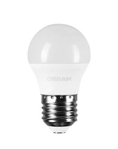 Лампа светодиодная шар 5Вт 470Лм E27 теплый белый свет Osram