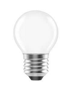 Лампа светодиодная E27 220 240 В 4 Вт шар матовая 400 лм теплый белый свет Lexman