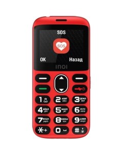 Сотовый телефон 118B красный Inoi