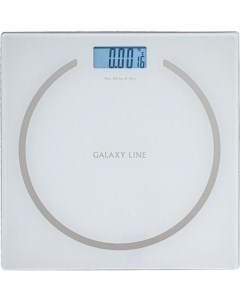 Напольные весы GL 4815 до 180кг цвет белый Galaxy line