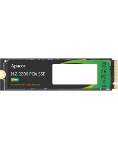 SSD накопитель AP512GAS2280P4U 512ГБ M 2 2280 PCIe 3 0 x4 NVMe M 2 rtl Apacer