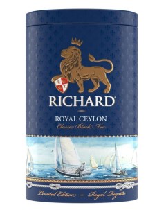 Чай черный Royal Ceylon крупнолистовой 80 г Richard