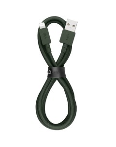 Кабель Lightning USB Nylon Cable 1 2 м зеленый Vlp