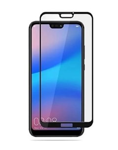Защитное стекло на Huawei P20 Lite 2019 Nova 5I 5D черный X-case