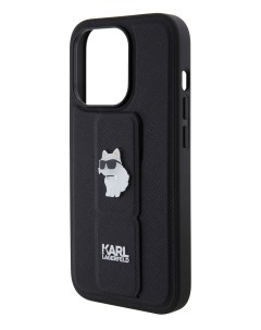 Чехол для iPhone 14 Pro с функцией подставки Hard Black Karl lagerfeld