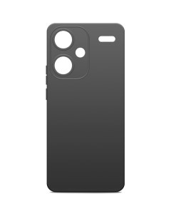 Клип кейс Silicone для Xiaomi Redmi Note 13 Pro Black Borasco