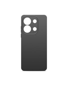 Клип кейс Silicone для Xiaomi Redmi Note 13 4G Black Borasco
