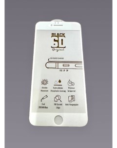 Защитное стекло для iPhone 6 Plus 6S Plus повышенной прочности 6D белое Mossily