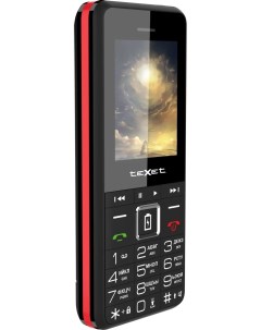 Мобильный телефон TM D215 Black Red 127207 Texet