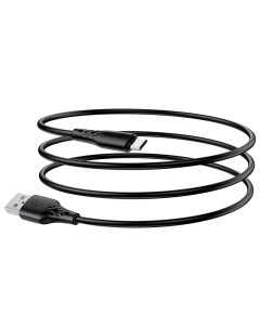 USB кабель BX48 MicroUSB 1м 2 4A PVC черный Borofone