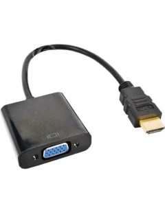 Видео адаптер HDMI на VGA 5 983А 19M 15F кабель 10 см Premier