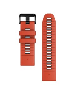 Ремешок QuickFit 26 Watch Bands Flame Red Graphite Silicone 010 13281 04 Garmin