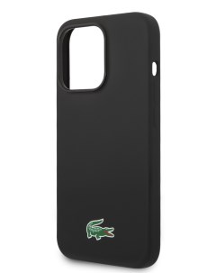 Чехол для iPhone 14 Pro Croc Logo Hard Black Lacoste