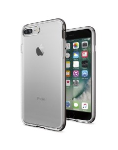 Прозрачный чехол для iPhone 7 Plus 8 Plus Neo Hybrid Crystal Темно серый SG Spigen