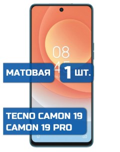 Матовая защитная гидрогелевая пленка на экран телефона Tecno Camon 19 Pro Camon 19 1 шт Mietubl