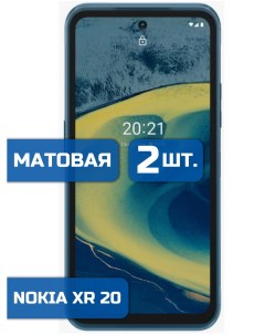Матовая защитная гидрогелевая пленка на экран телефона Nokia XR20 2 шт Mietubl