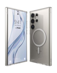Чехол для Samsung Galaxy S24 Ultra с покрытием от царапин прозрачный Elago