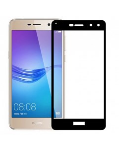 Защитное стекло на Huawei Y5 2017 Y6 2017 Silk Screen 2 5D черный X-case