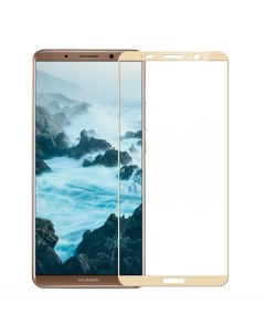 Защитное стекло на Huawei Mate 10 PRO Silk Screen 2 5D золотой X-case