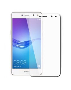 Защитное стекло на Huawei Y5 2017 Y6 2017 Silk Screen 2 5D белый X-case