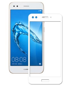 Защитное стекло на Huawei Y3 2017 Silk Screen 2 5D белый X-case