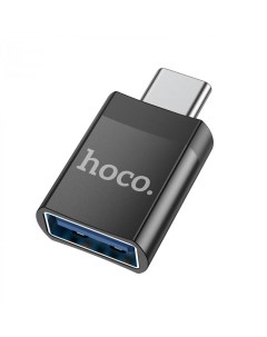 Переходник UA17 Type C to USB черный Hoco