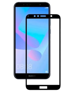 Защитное стекло на Huawei Y9 2018 Enjoy 8 Plus 9D черный X-case