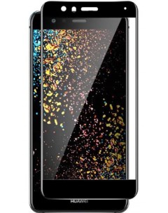 Защитное стекло на Huawei P10 Lite 5D черный X-case