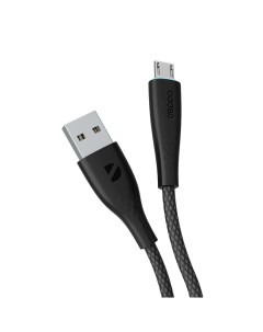 Кабель micro USB USB 72545 1 м черный Deppa