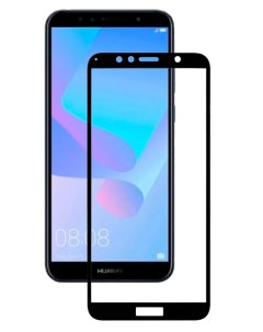 Защитное стекло на Huawei Y9 2018 Enjoy 8 Plus 3D черный X-case