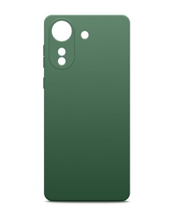 Чехол на Xiaomi Redmi 13C Poco C65 с силиконом Soft touch зеленый опал Brozo
