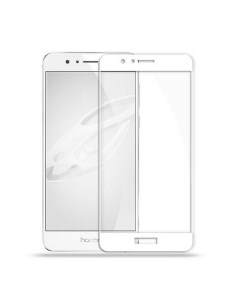 Защитное стекло на Honor 8 3D белый X-case