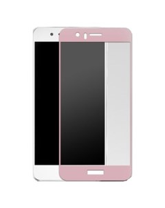 Защитное стекло на Honor 8 3D розовый X-case