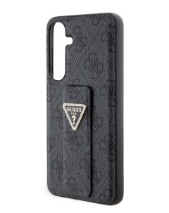 Чехол для Samsung Galaxy S24 с функцией подставки metal logo Hard Black Guess